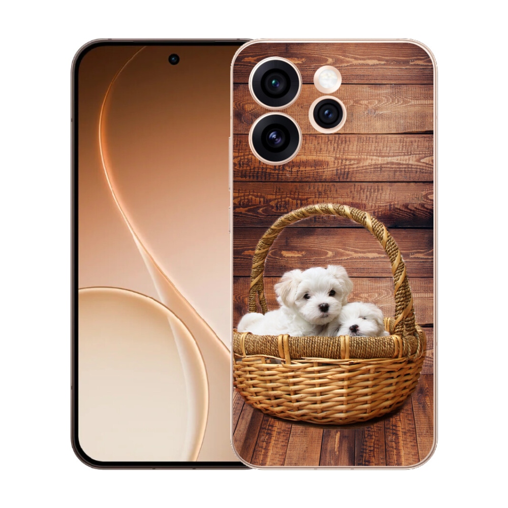 mmCase gél tok az Oppo Reno 15 Pro 5G-hez – kiskutyák