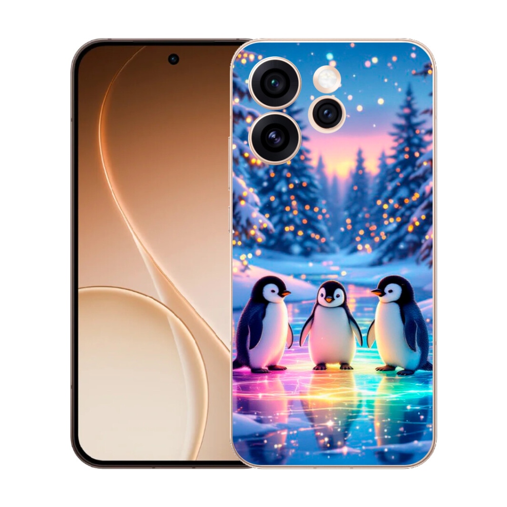 mmCase gél tok az Oppo Reno 15 Pro 5G-hez – pingvinek