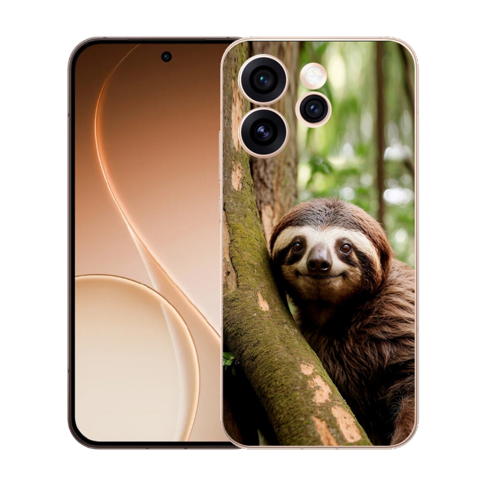 mmCase gél tok az Oppo Reno 15 Pro 5G-hez – mosolygós lajhár