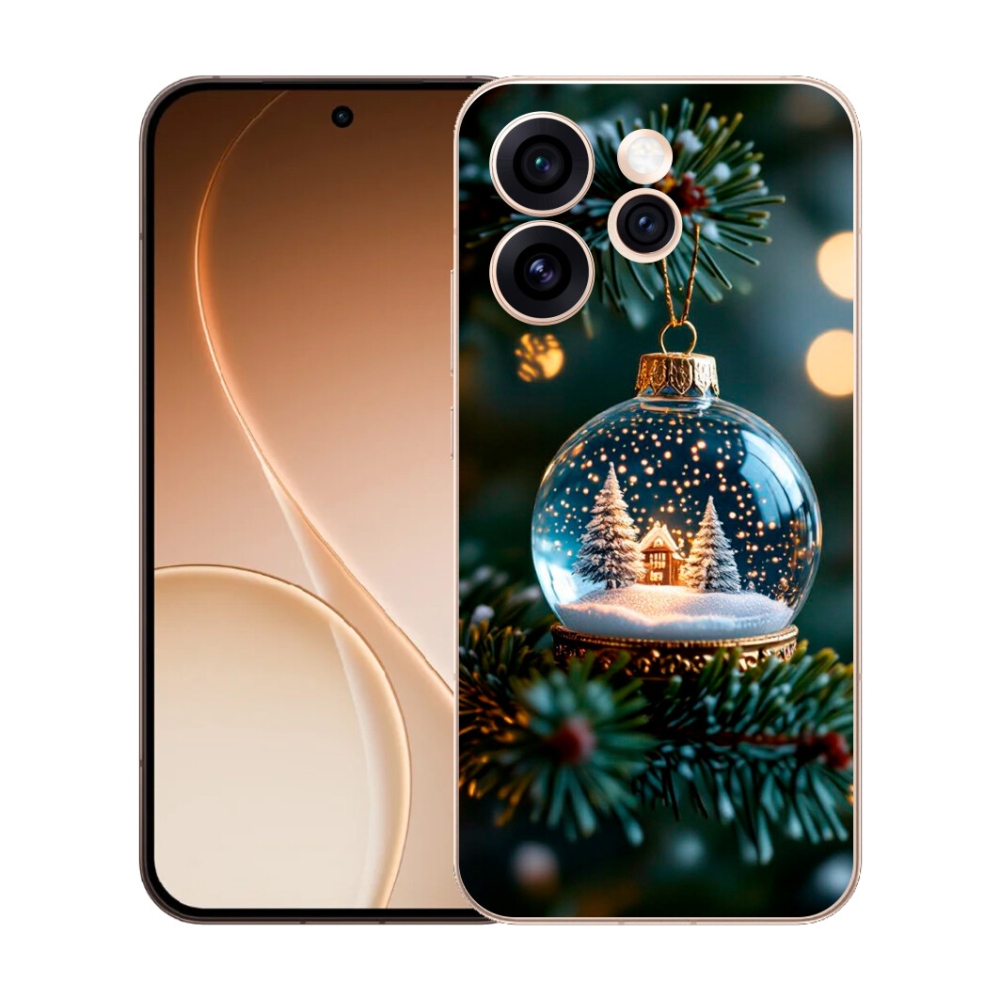 mmCase gél tok az Oppo Reno 15 Pro 5G-hez – karácsonyi gömb 2