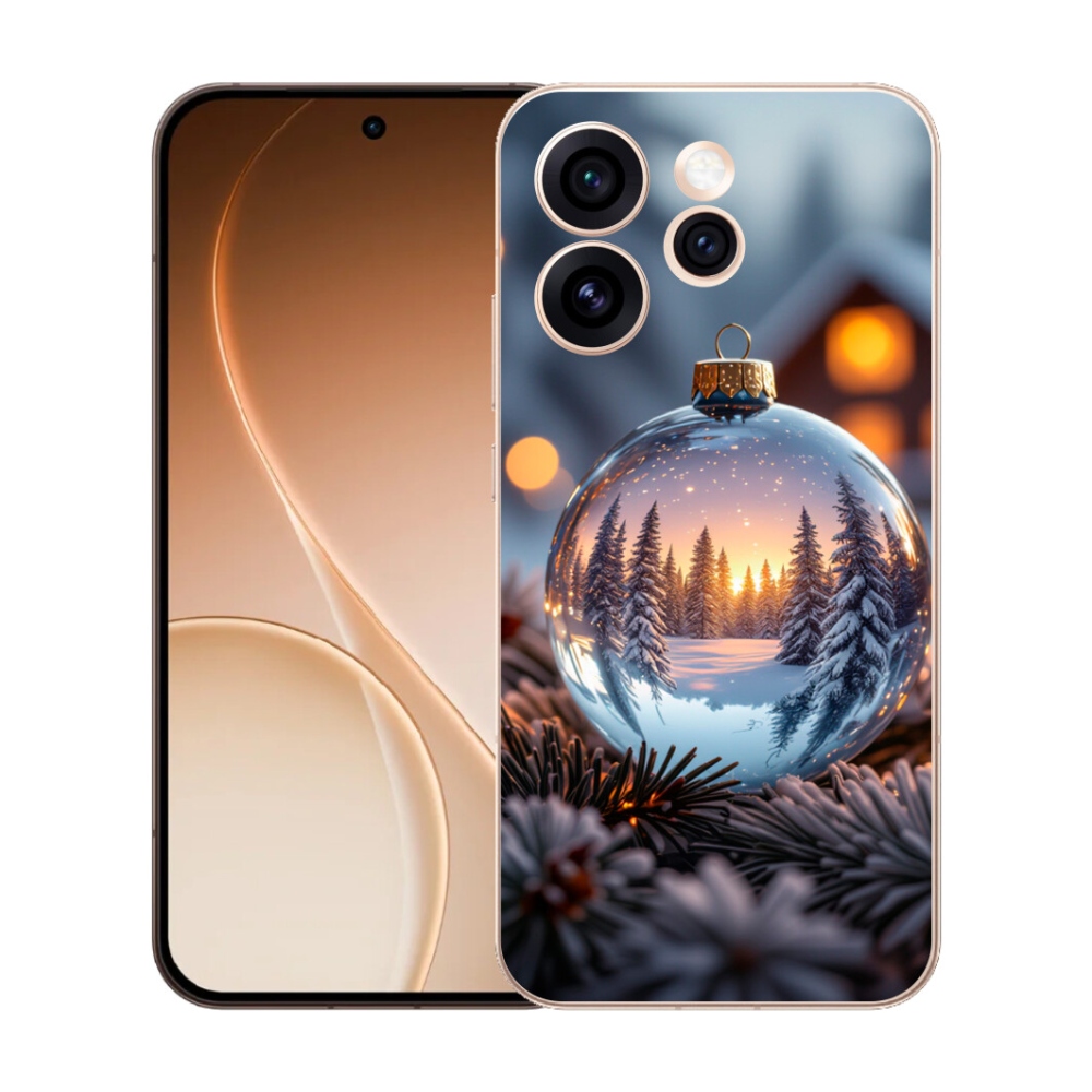 mmCase gél tok az Oppo Reno 15 Pro 5G-hez – karácsonyi dísz