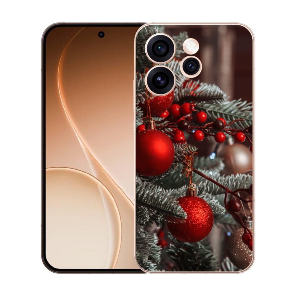 mmCase gél tok az Oppo Reno 15 Pro 5G-hez – karácsonyi díszek 2