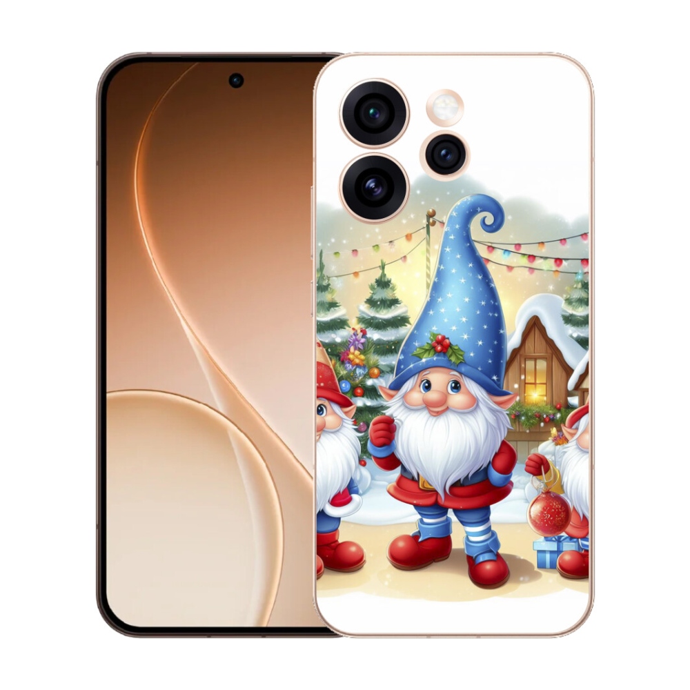 mmCase gél tok az Oppo Reno 15 Pro 5G-hez – karácsonyi manók