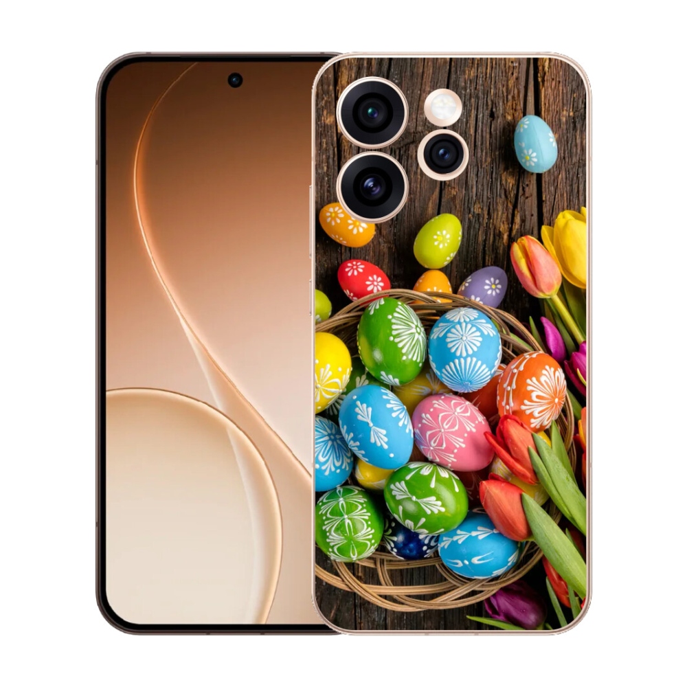 mmCase gél tok az Oppo Reno 15 Pro 5G-hez – húsvéti tojások