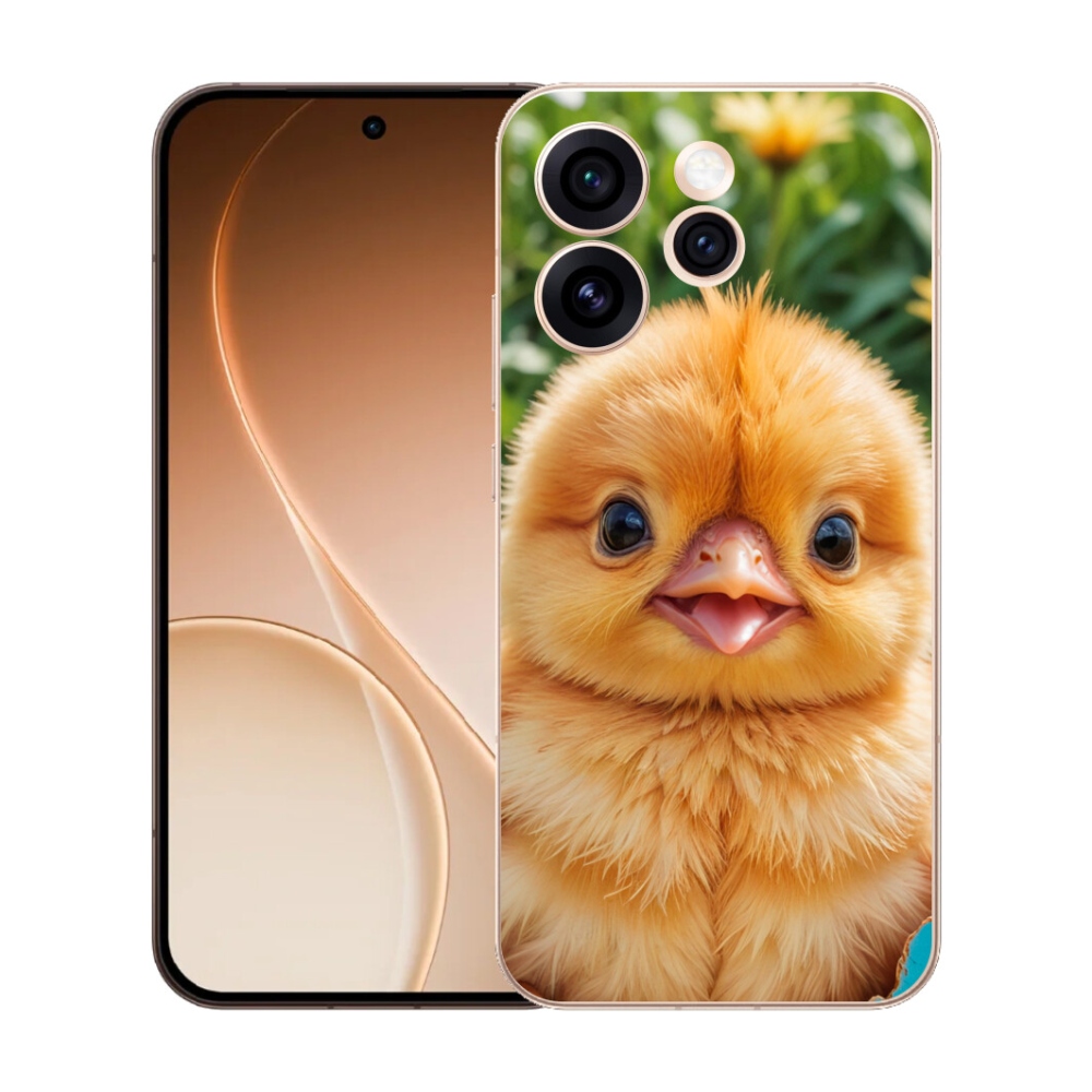 mmCase gél tok az Oppo Reno 15 Pro 5G-hez – vidám kiscsibe