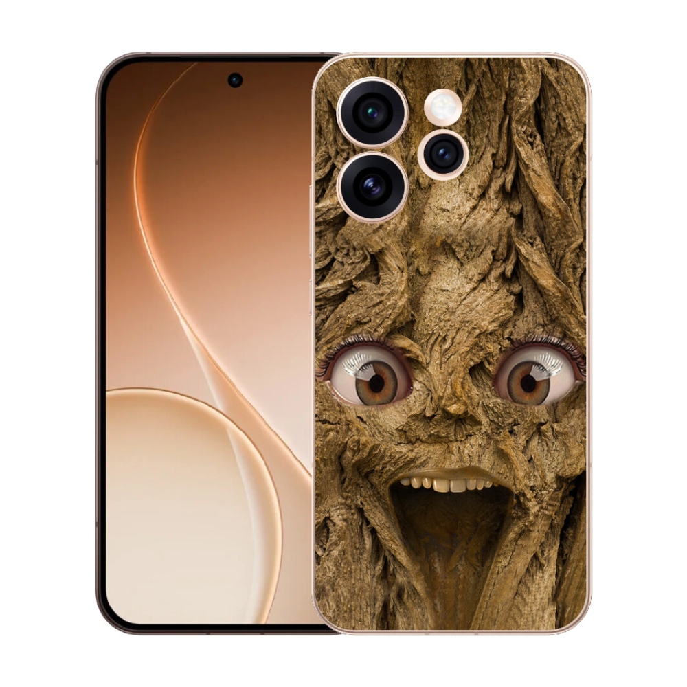 mmCase gél tok az Oppo Reno 15 Pro 5G-hez – vidám fa szemekkel