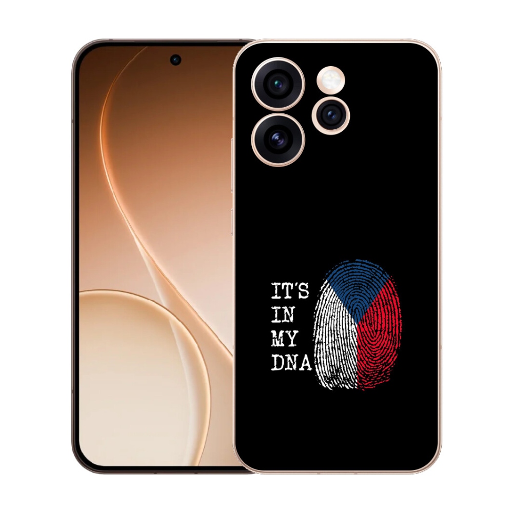 mmCase gél tok az Oppo Reno 15 Pro 5G-hez – zászló, ujjlenyomat, fekete háttér