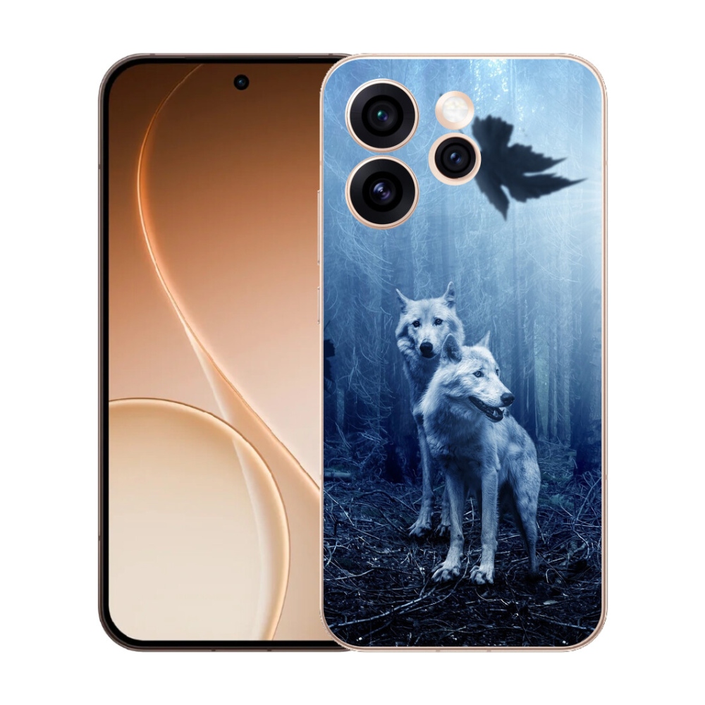 mmCase gél tok az Oppo Reno 15 Pro 5G-hez – farkasok az erdőben