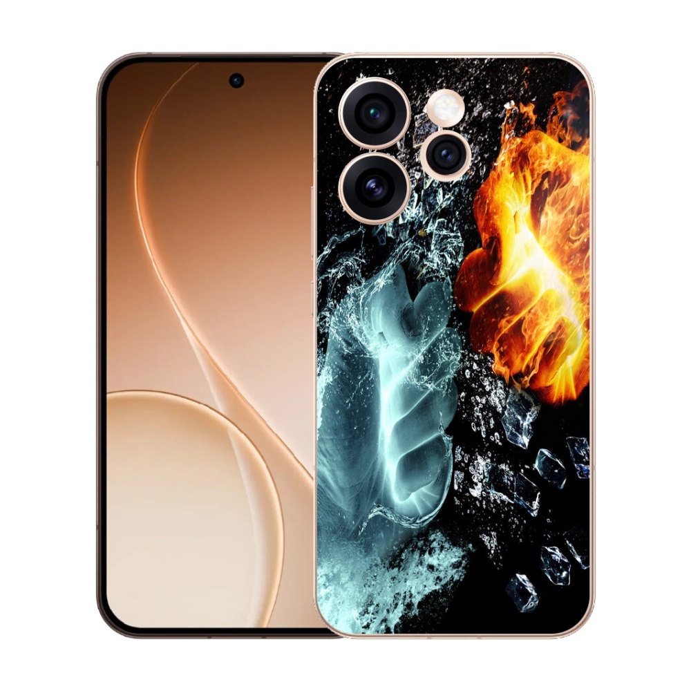 mmCase gél tok az Oppo Reno 15 Pro 5G-hez – víz és tűz