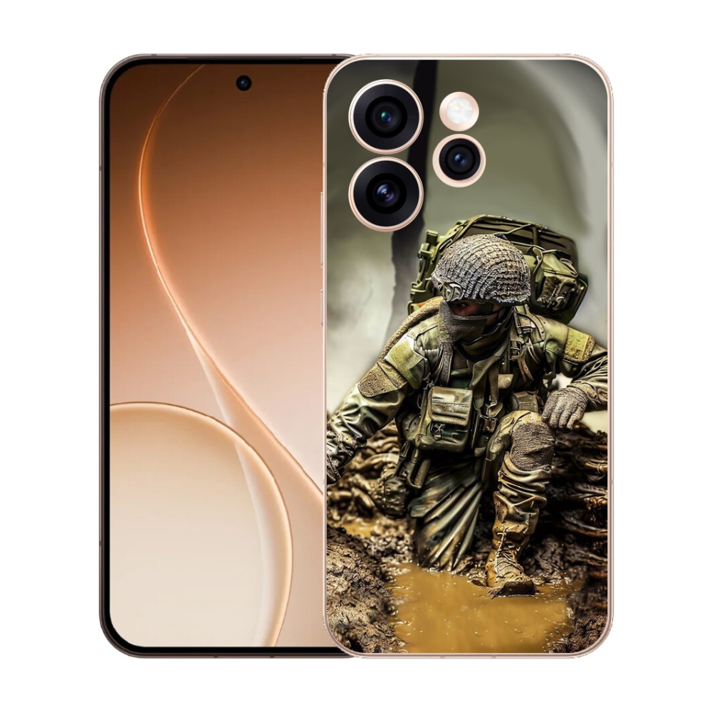 mmCase gél tok az Oppo Reno 15 Pro 5G-hez – katona