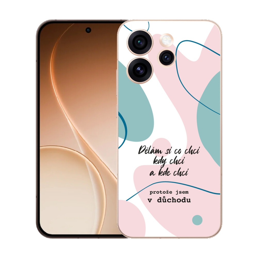 mmCase gél tok az Oppo Reno 15 Pro 5G-hez – vicces felirat, 10 fehér háttér