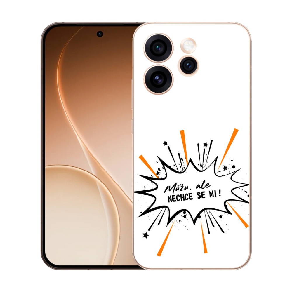 mmCase gél tok az Oppo Reno 15 Pro 5G-hez – vicces felirat, 11, fehér háttér