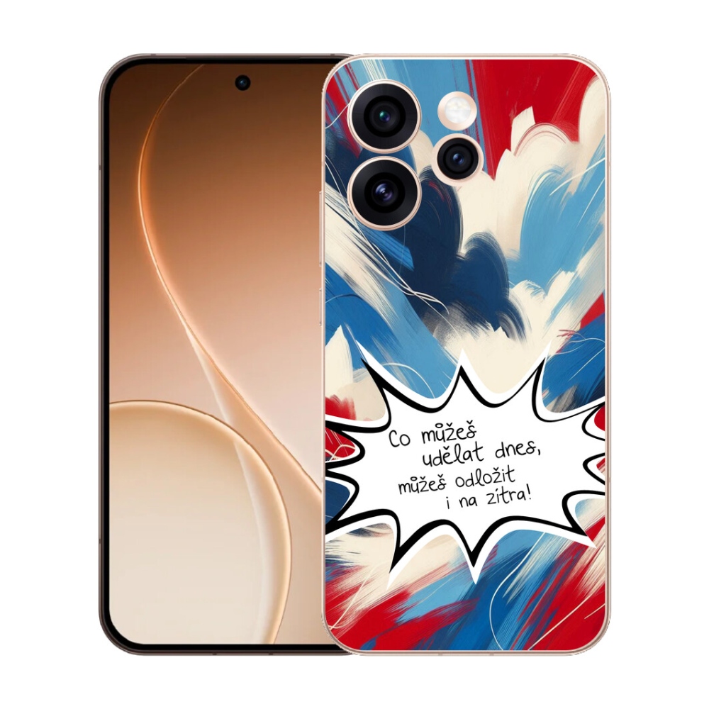 mmCase gél tok az Oppo Reno 15 Pro 5G-hez – vicces felirat, 9, fehér háttér