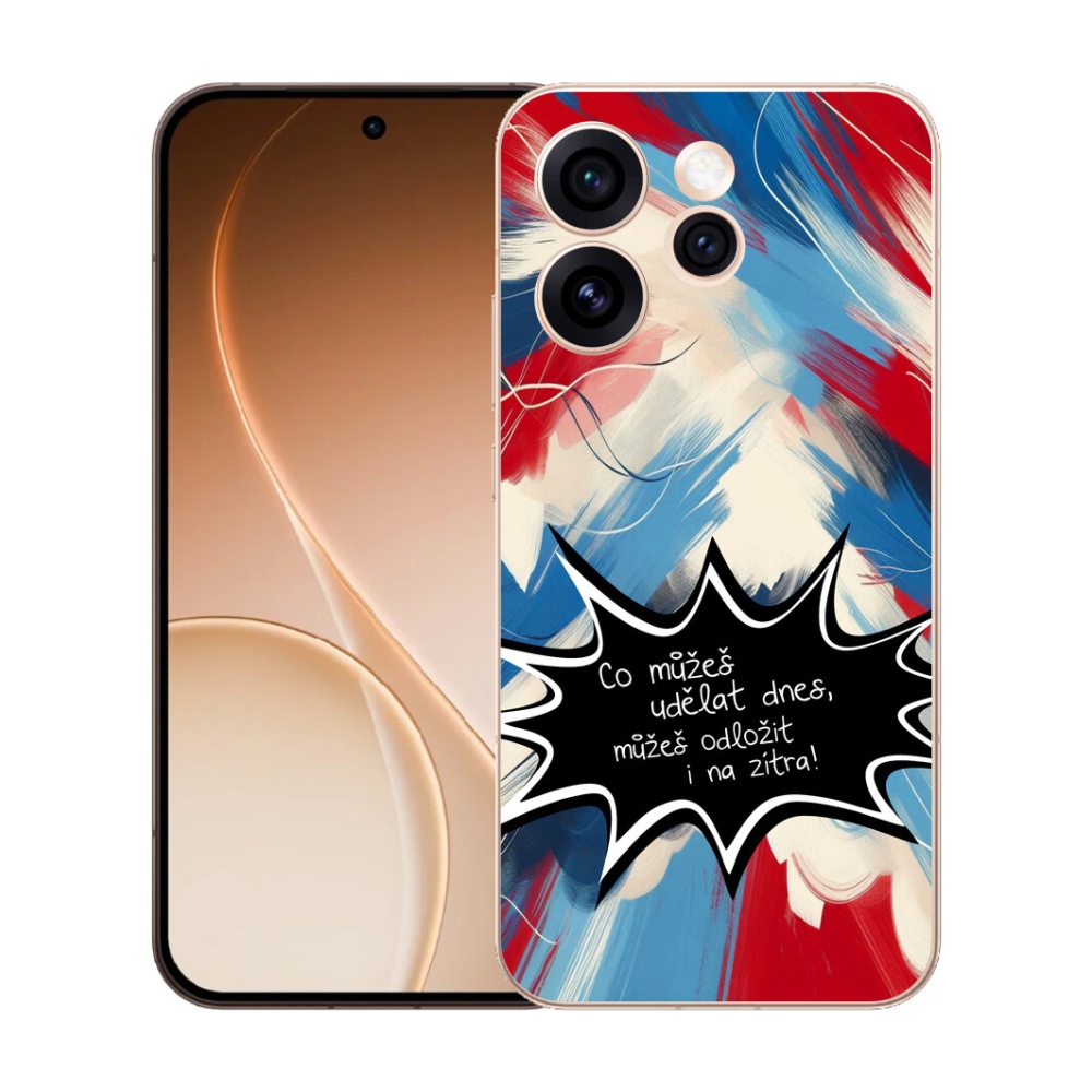 mmCase gél tok az Oppo Reno 15 Pro 5G-hez – vicces felirat, 9, fekete háttér