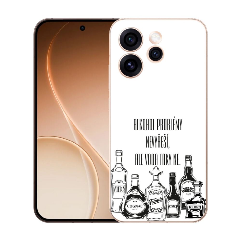 mmCase gél tok az Oppo Reno 15 Pro 5G-hez – vicces felirat fehér háttérrel