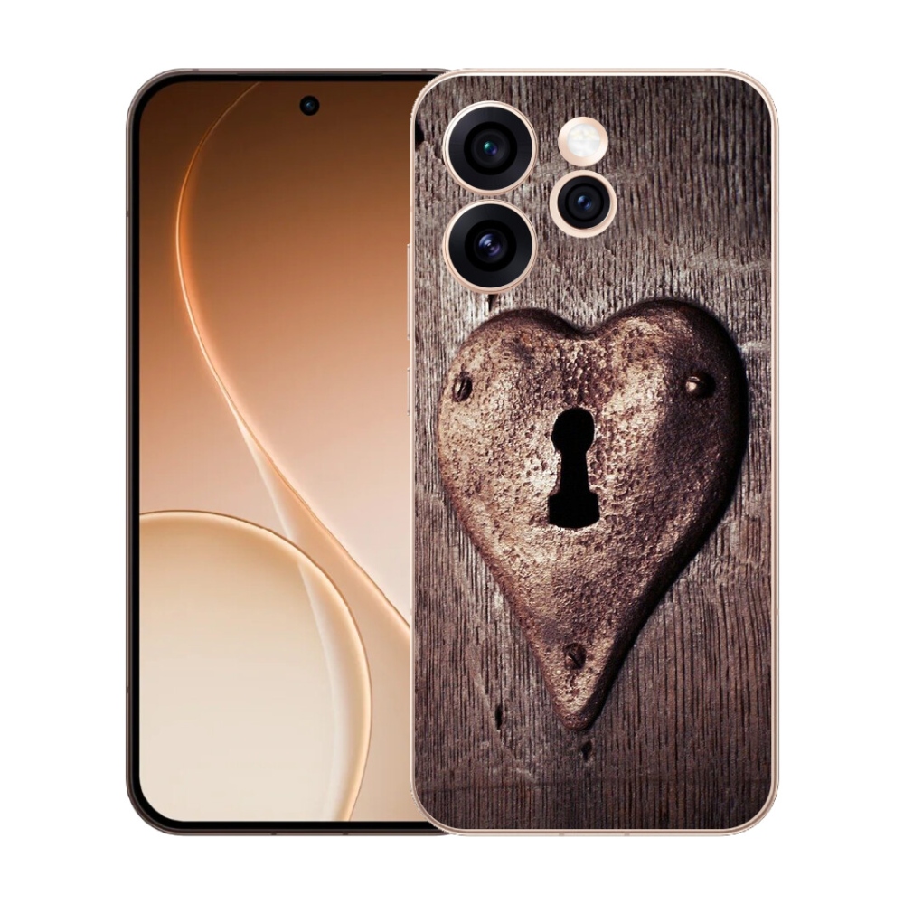 mmCase gél tok az Oppo Reno 15 Pro 5G-hez – szív alakú zárral
