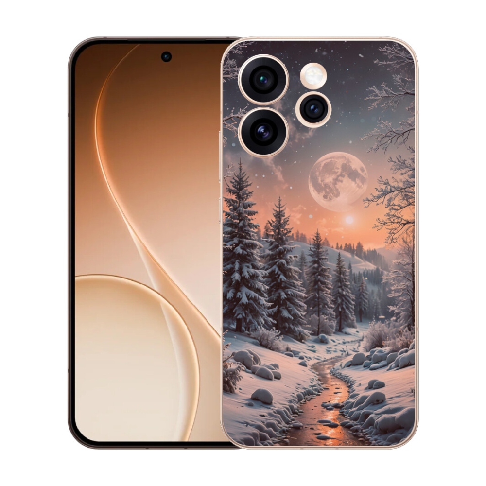 mmCase gél tok az Oppo Reno 15 Pro 5G-hez – téli táj 2
