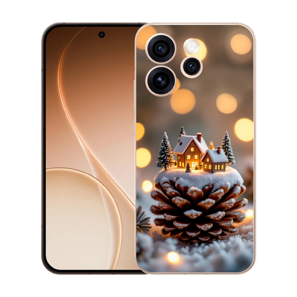 mmCase gél tok az Oppo Reno 15 Pro 5G-hez – téli falu