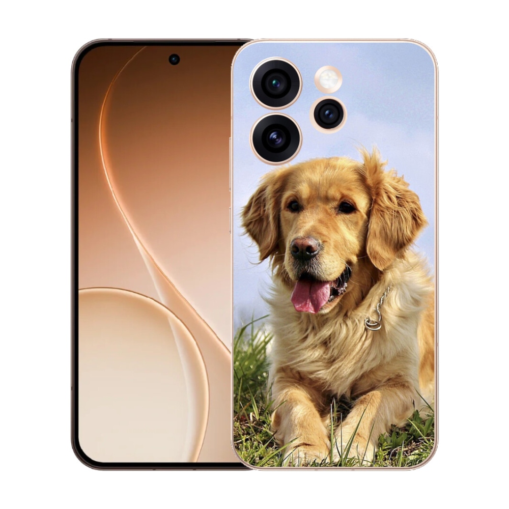 mmCase gél tok az Oppo Reno 15 Pro 5G-hez – arany retriever