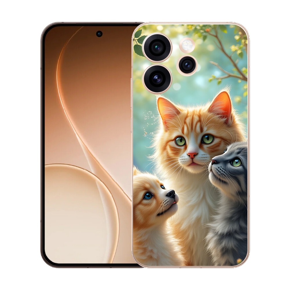 mmCase gél tok az Oppo Reno 15 Pro 5G-hez – Állati barátság 2