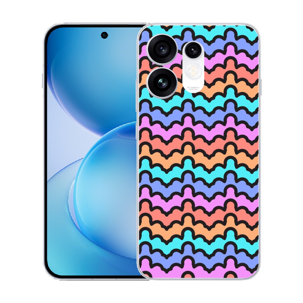 mmCase gélhuzat az Oppo Reno 16 5G-hez – absztrakt motívum 30