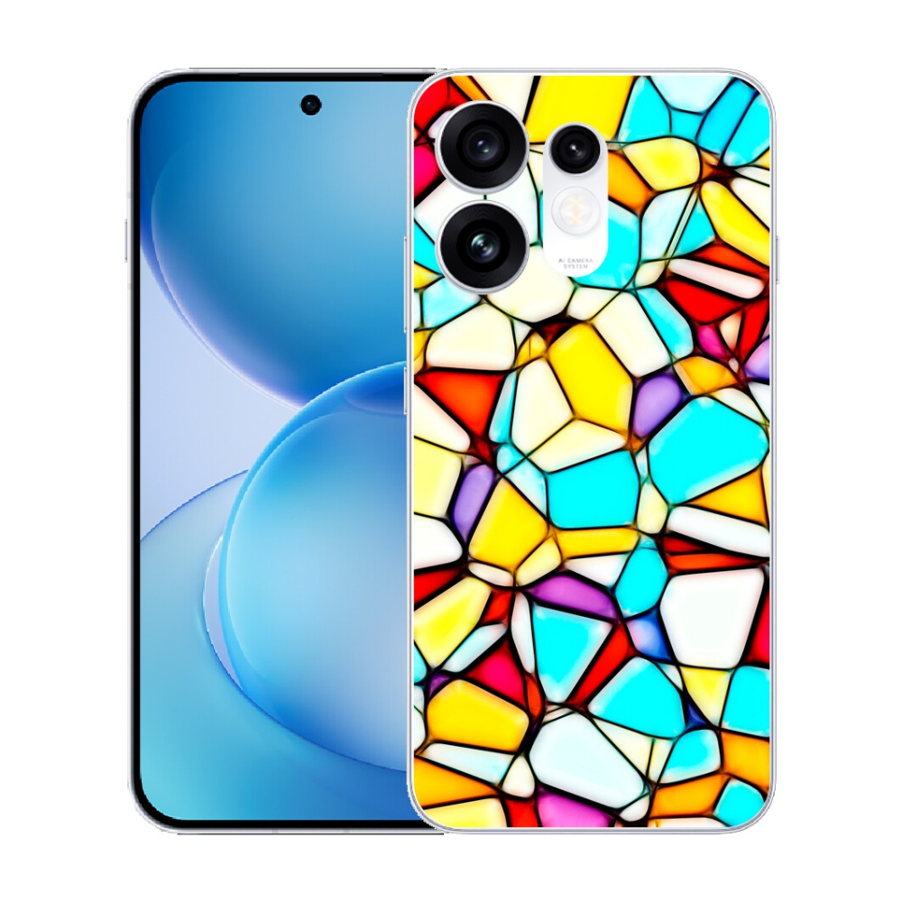mmCase gélhuzat az Oppo Reno 16 5G-hez – absztrakt motívum 40