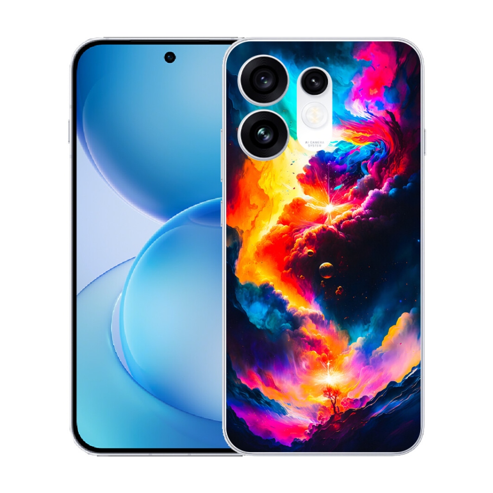 mmCase gélhuzat az Oppo Reno 16 5G-hez – absztrakt motívum