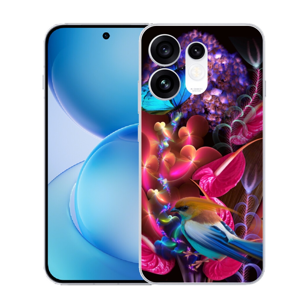 mmCase géltok az Oppo Reno 16 5G-hez – színes virágok