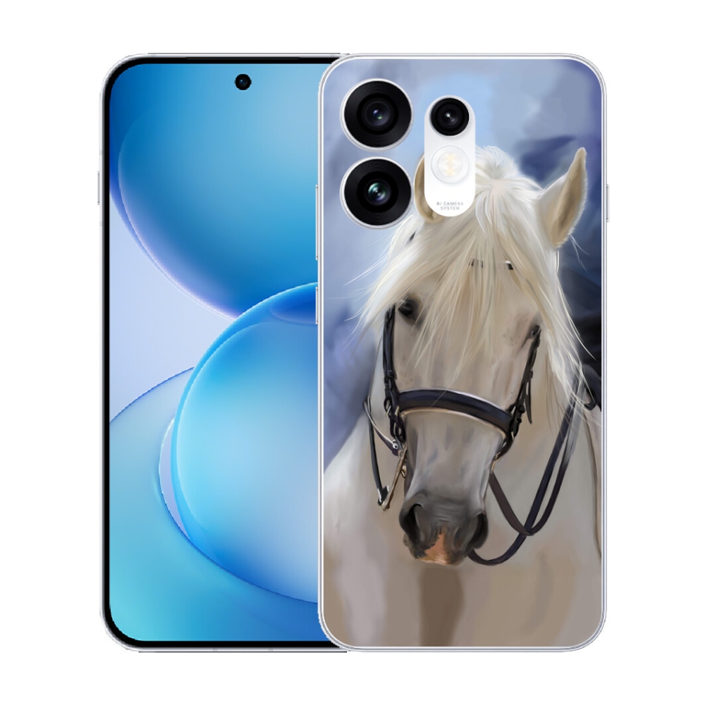 mmCase gélhuzat az Oppo Reno 16 5G-hez – fehér ló
