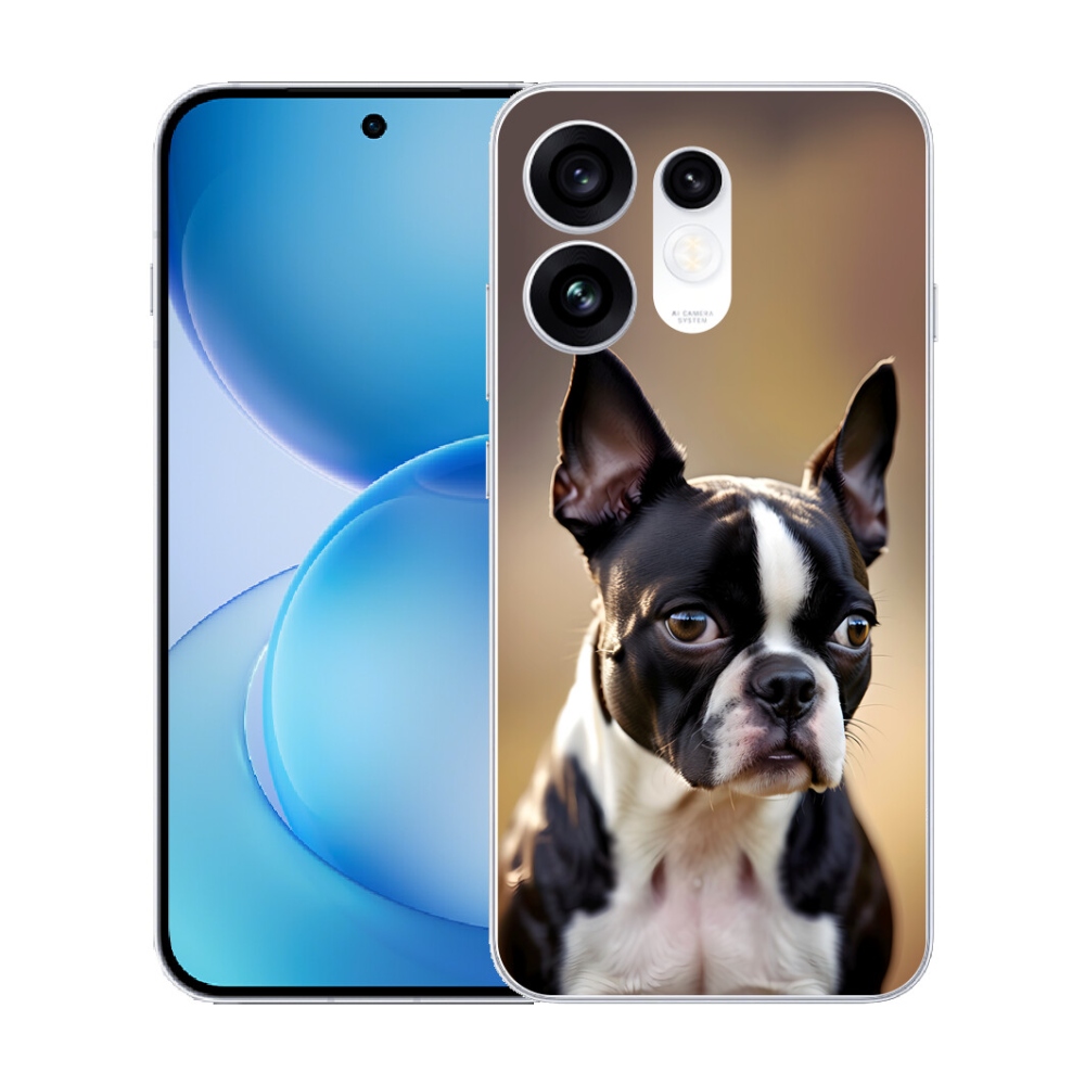 mmCase gél tok az Oppo Reno 16 5G-hez – bostoni terrier