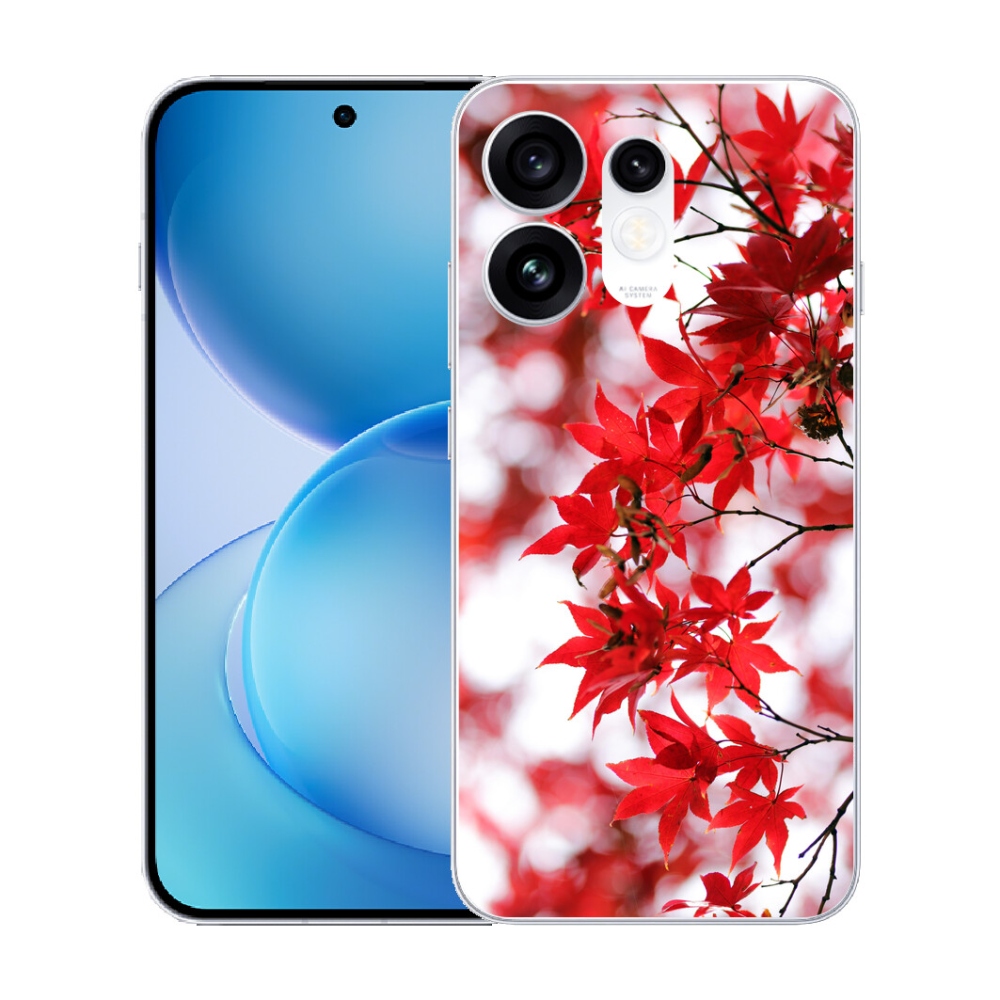 mmCase géltok az Oppo Reno 16 5G-hez – vörös levelek