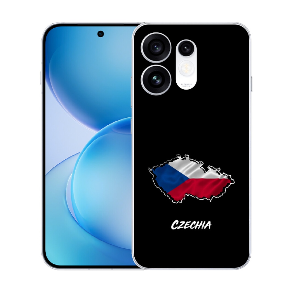 mmCase géltok az Oppo Reno 16 5G-hez – Csehország, fekete háttér