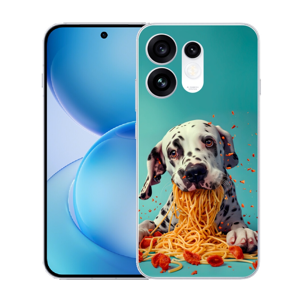 mmCase gél tok az Oppo Reno 16 5G-hez – dalmát és spagetti