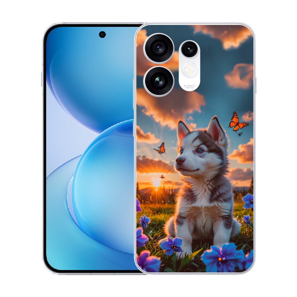 mmCase gél tok az Oppo Reno 16 5G-hez – husky naplementekor