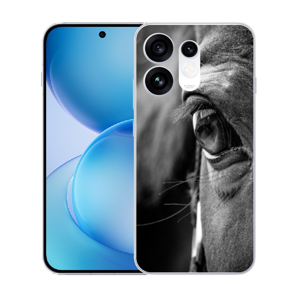 mmCase gélhuzat az Oppo Reno 16 5G-hez – lófej-motívummal