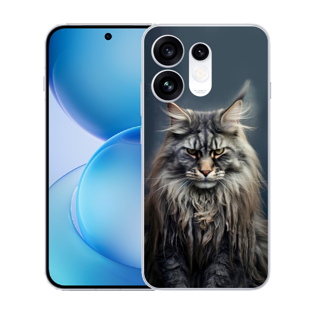 mmCase géltok az Oppo Reno 16 5G-hez – macskás mintázat 4