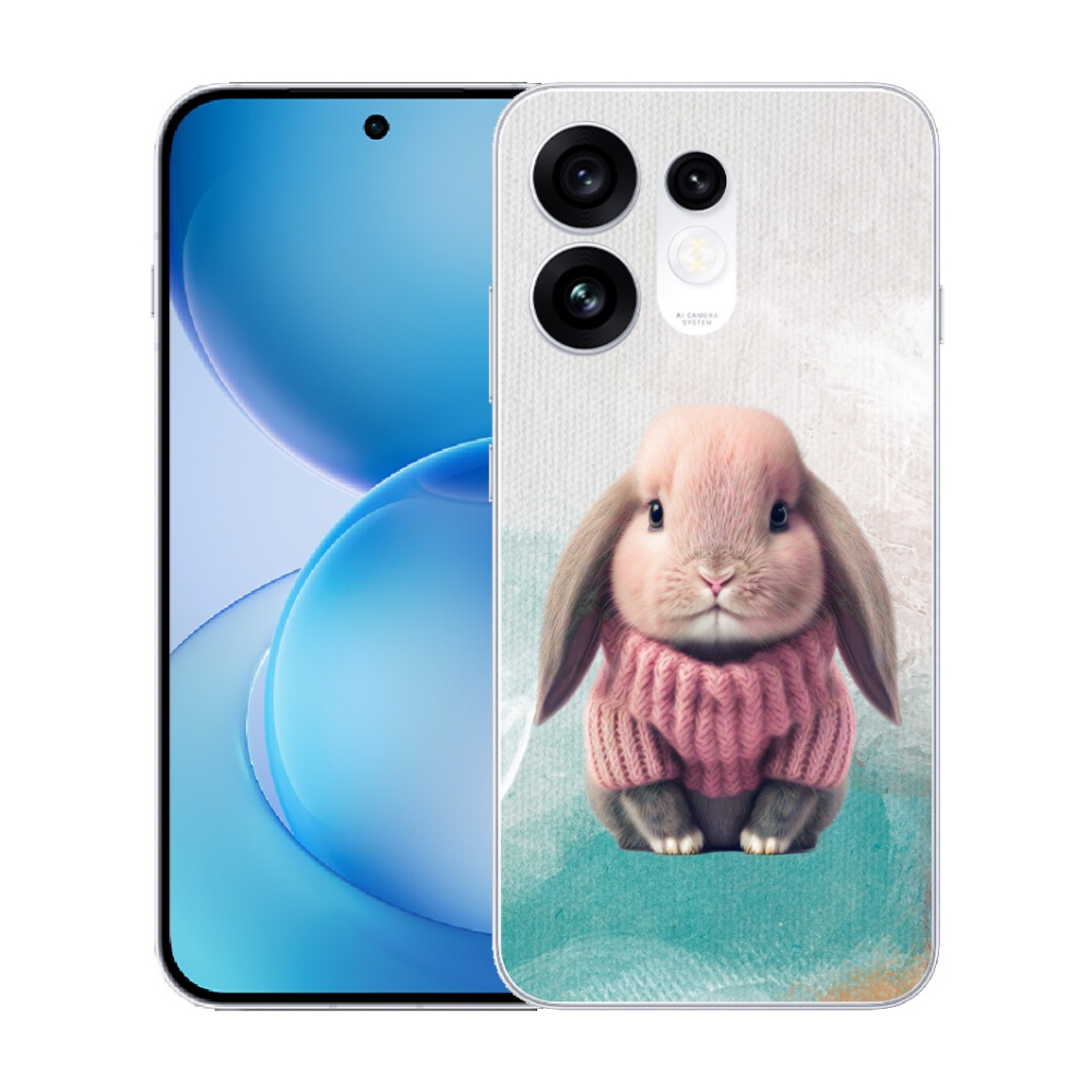 mmCase géltok az Oppo Reno 16 5G-hez – pulóveres nyuszi