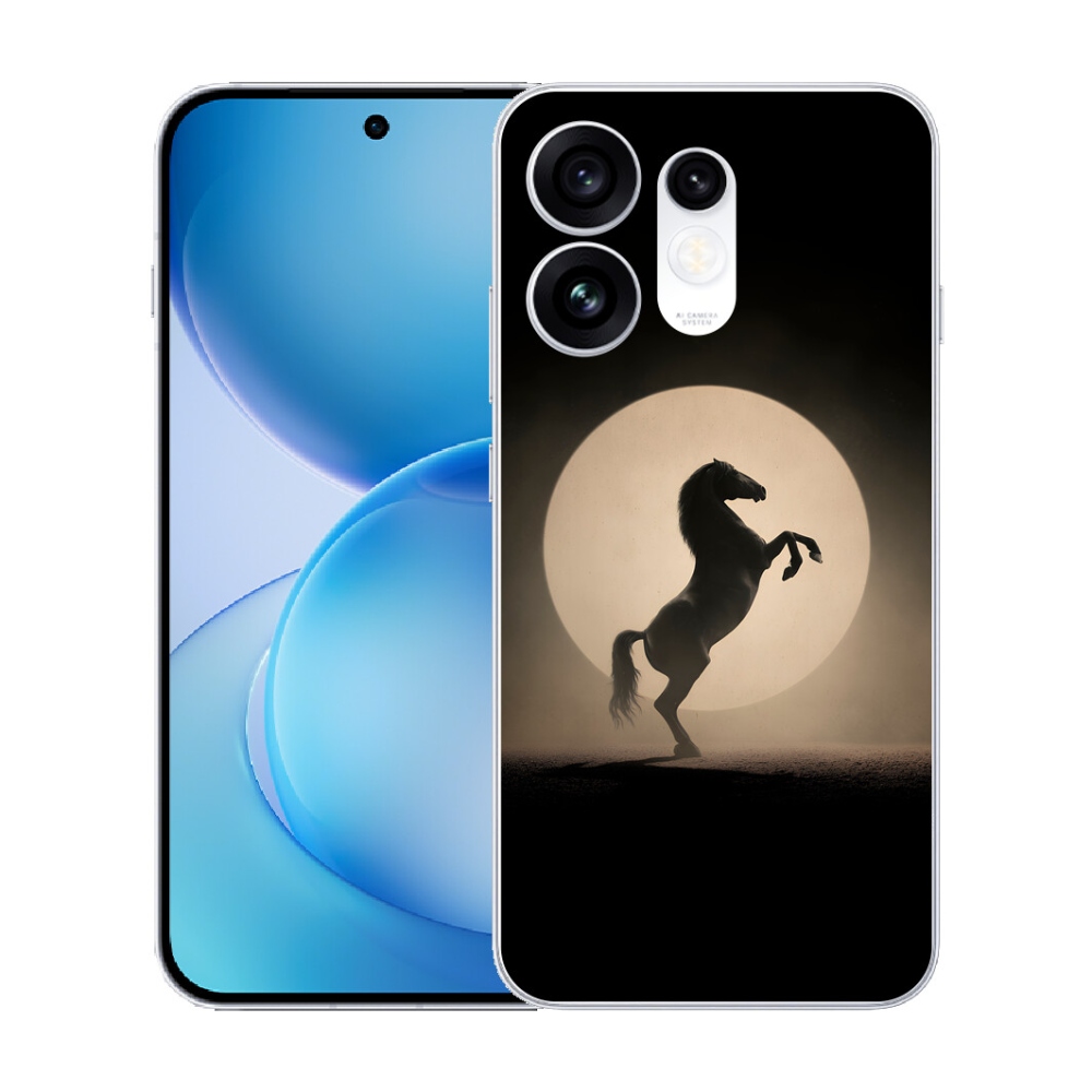 mmCase gél tok az Oppo Reno 16 5G-hez – ló sziluettje