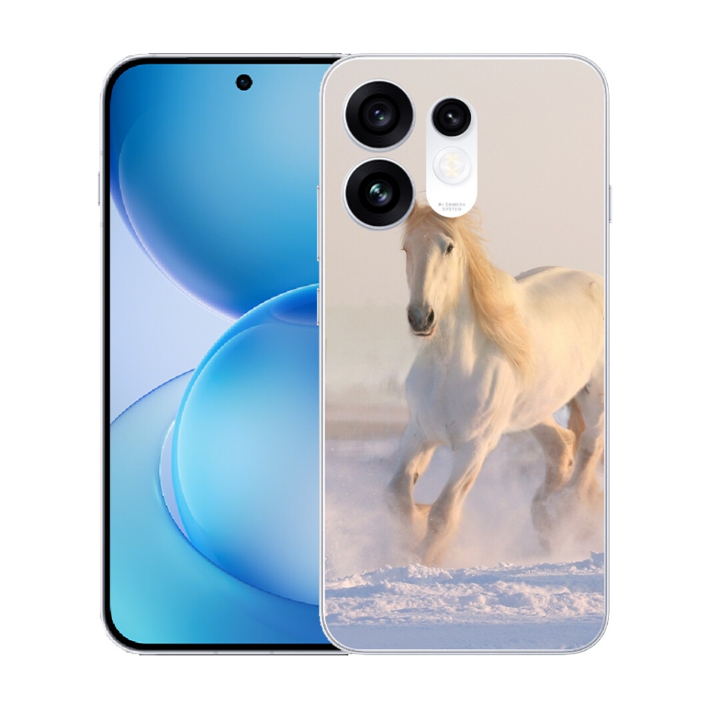 mmCase géltok az Oppo Reno 16 5G-hez – ló a hóban