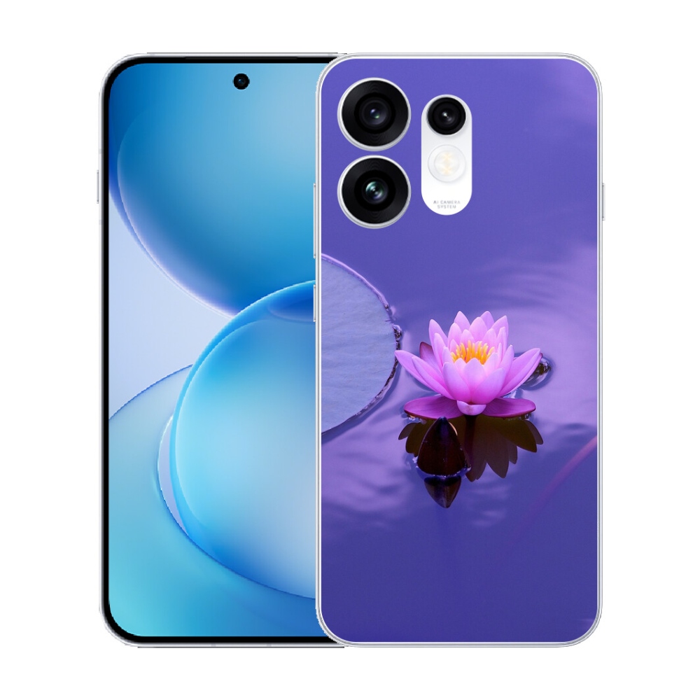 mmCase géltok az Oppo Reno 16 5G-hez – virág a víz felszínén