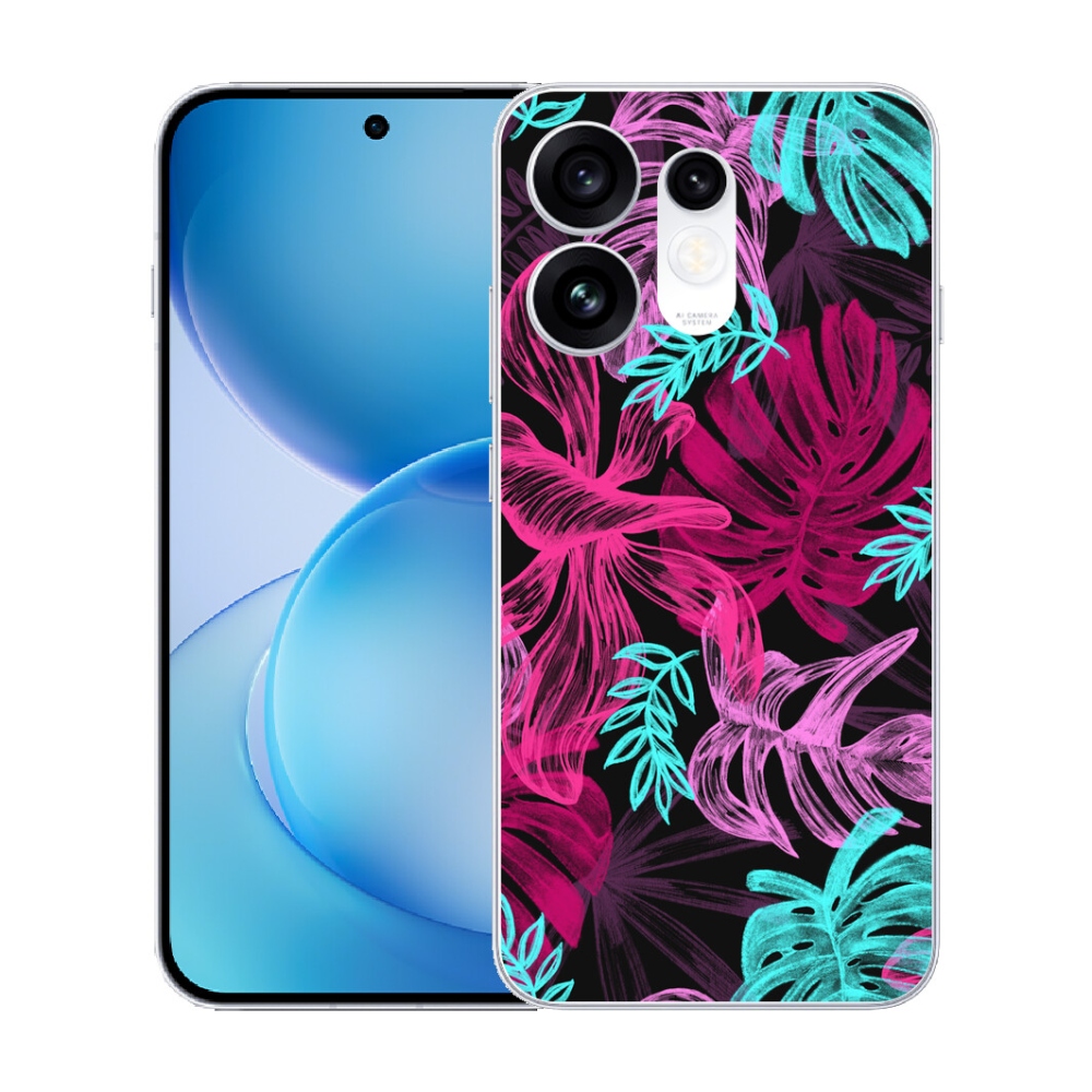 mmCase gél tok az Oppo Reno 16 5G-hez – virágok 1