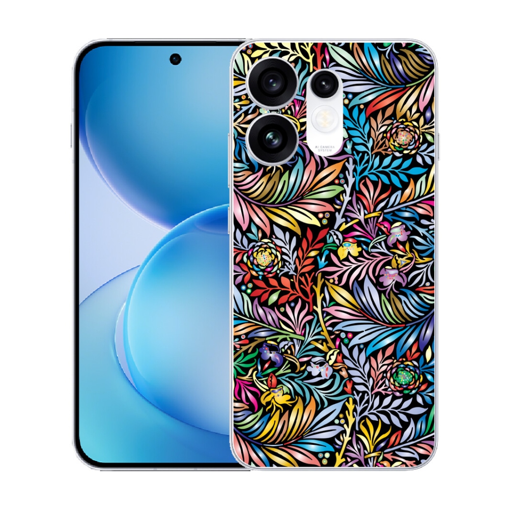 mmCase gél tok az Oppo Reno 16 5G-hez – virágok 5