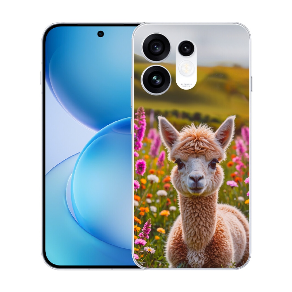 mmCase géltok az Oppo Reno 16 5G-hez – láma a réten