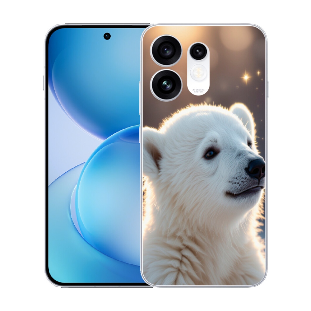 mmCase géltok az Oppo Reno 16 5G-hez – jegesmedve
