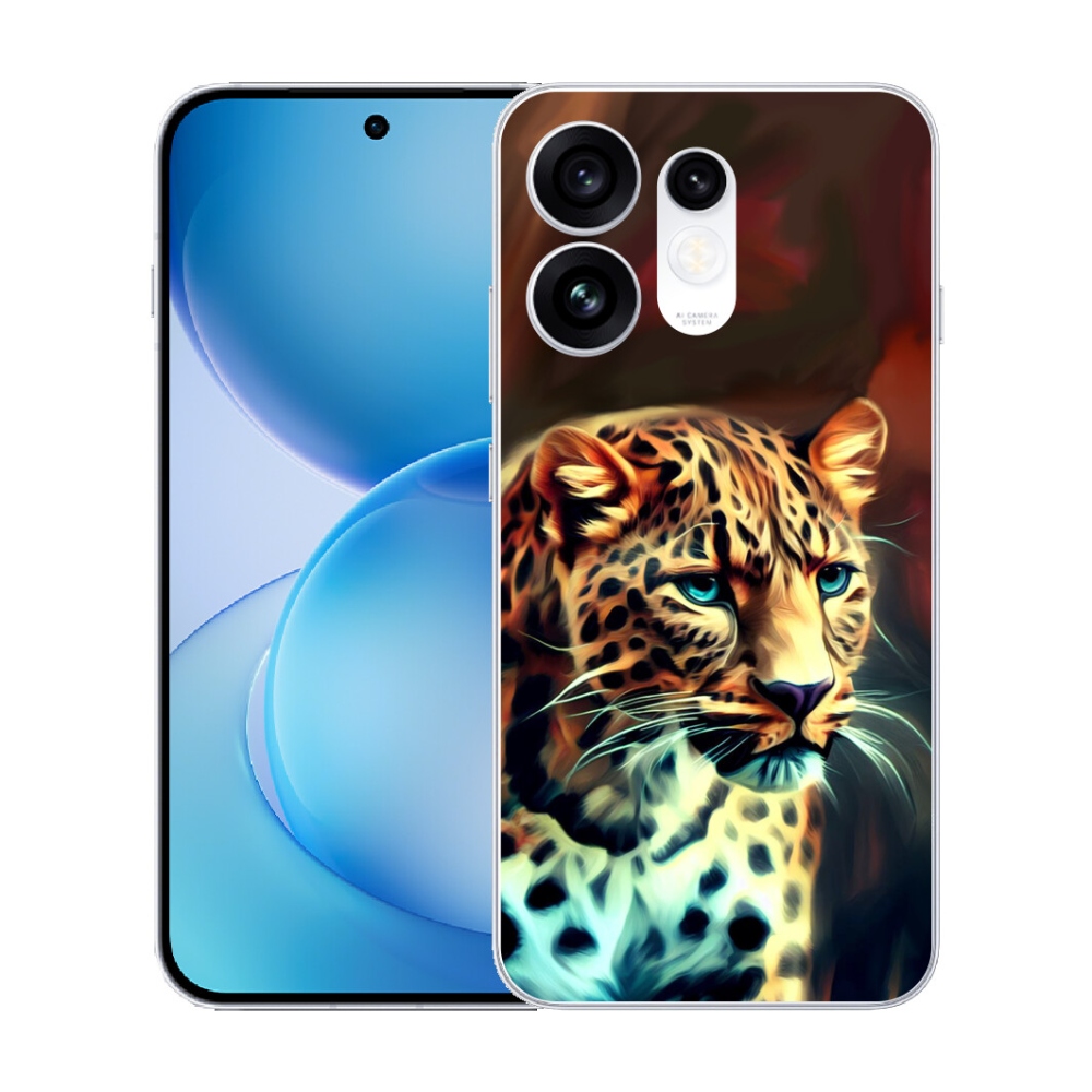mmCase géltok az Oppo Reno 16 5G-hez – leopárdminta