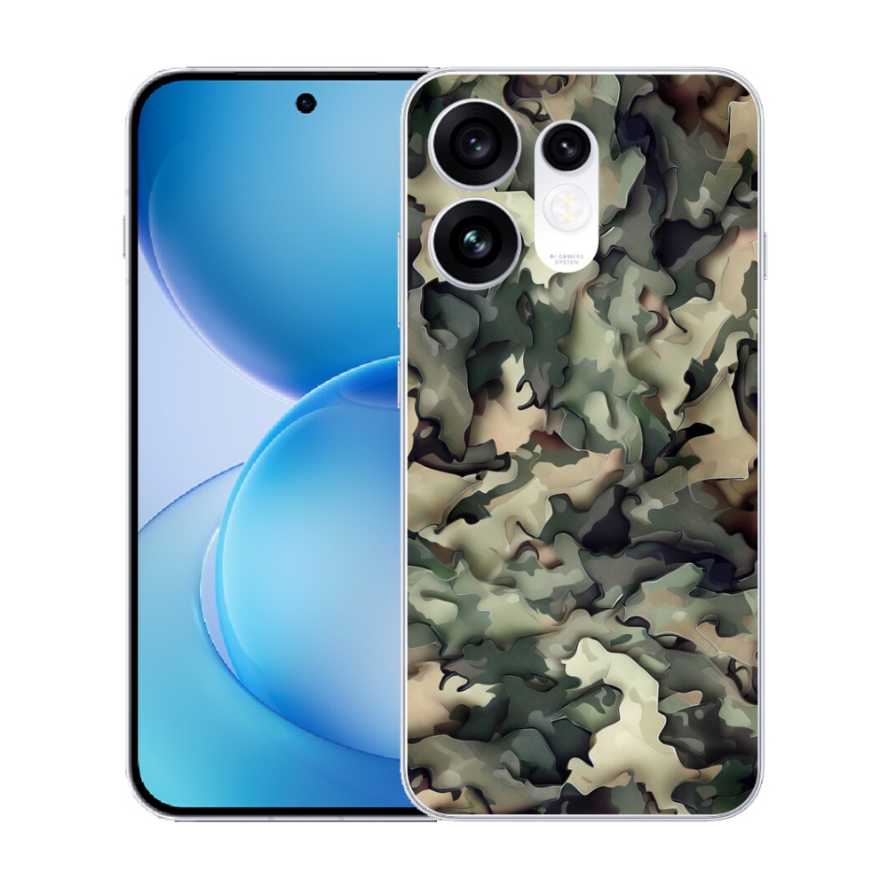 mmCase gél tok az Oppo Reno 16 5G-hez – kamuflázsminta 9
