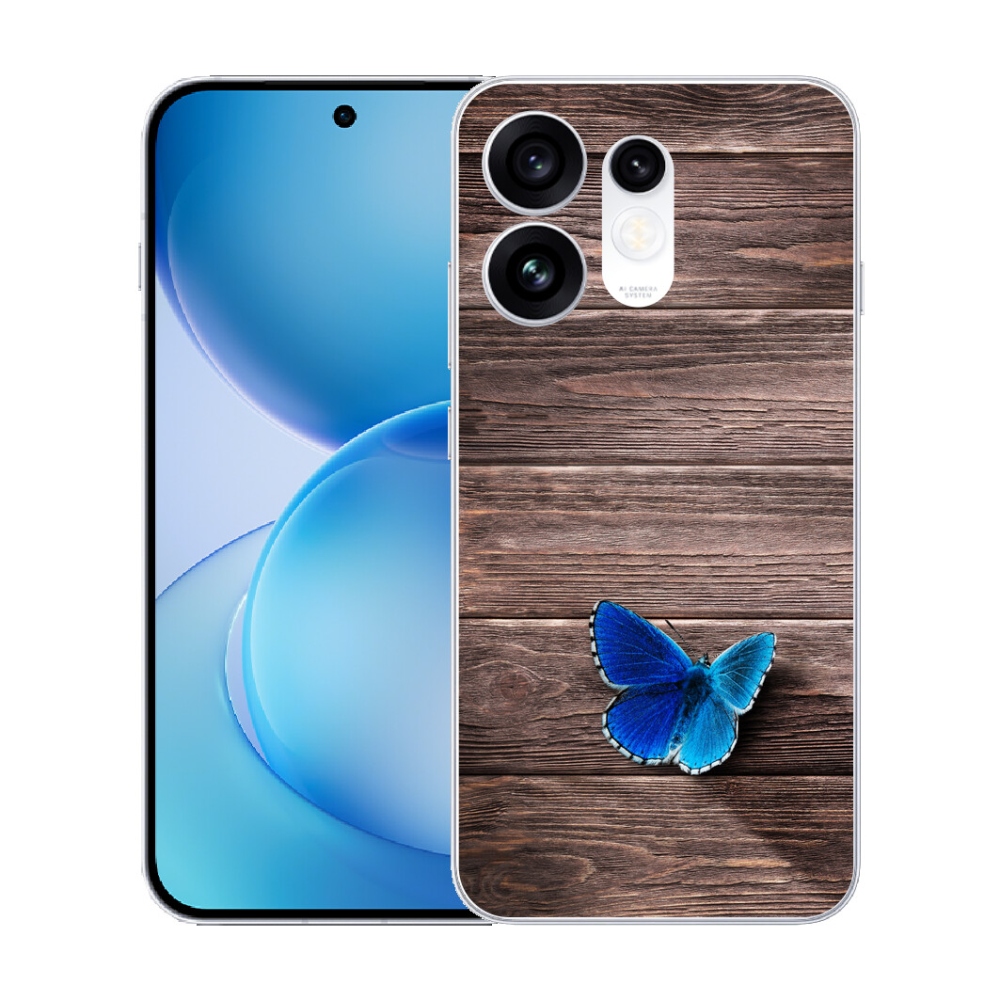 mmCase gél tok az Oppo Reno 16 5G-hez – kék pillangó 1