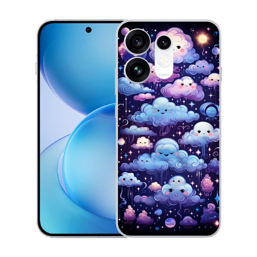 mmCase gélhuzat az Oppo Reno 16 5G-hez – felhők
