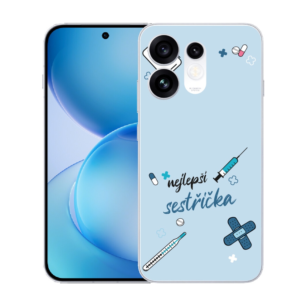 mmCase géltok az Oppo Reno 16 5G-hez – a legjobb kiegészítő kék háttérrel