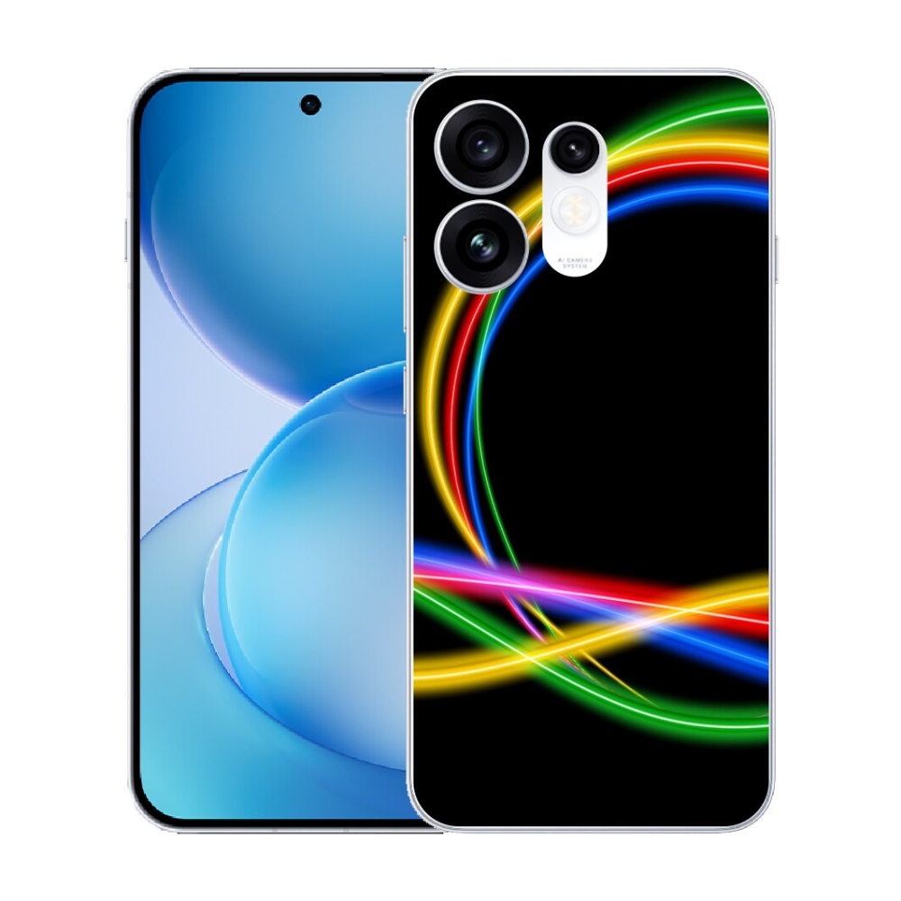 mmCase gélhuzat az Oppo Reno 16 5G-hez – neonkörök